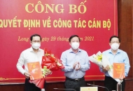 Ngày 29/9, UBND tỉnh Long An tổ chức lễ công bố quyết định về công tác cán bộ.